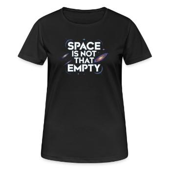 Astronomer Galaxy Outerspace Universe Astronomy - Women's Breathable T-Shirt - black - Front - AI Model Female 172 light (172cm)