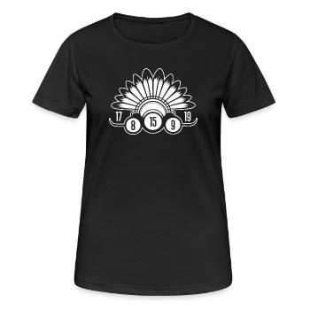 Bingo Bingo Amérindien - T-shirt respirant Femme - noir - Devant - AI Model Female 172 light (172cm)