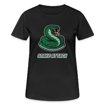 Snake Workout - T-shirt respirant Femme - noir - Devant - AI Model Female 172 light (172cm)