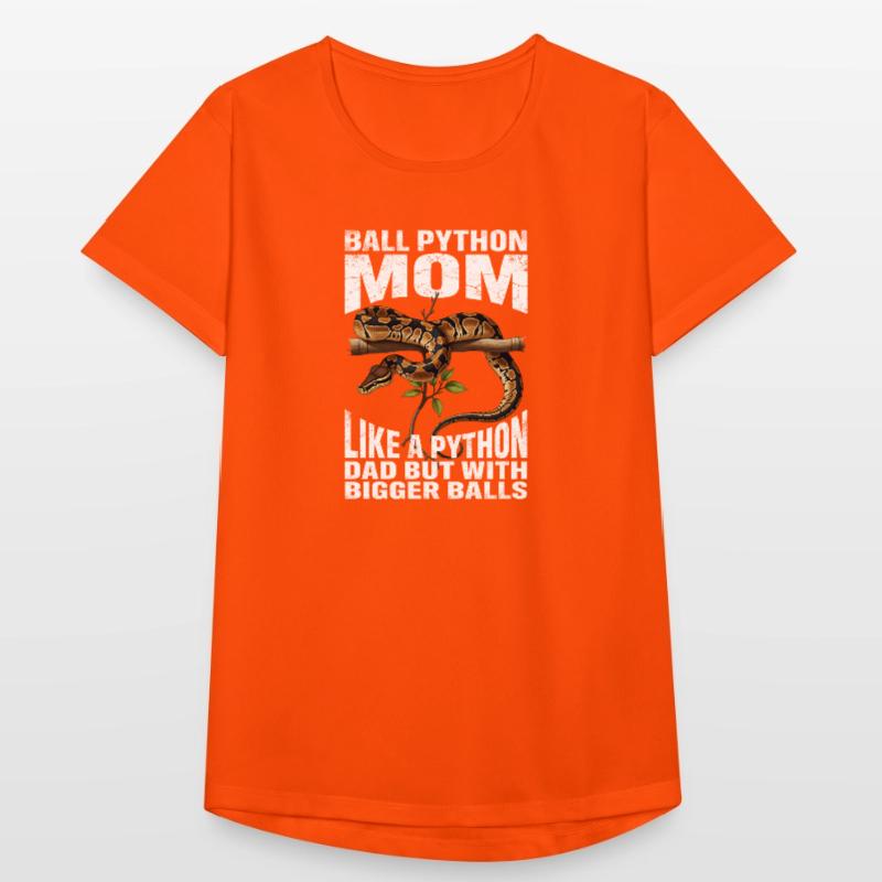 Maman Python roi Maman Serpents Terrarium Python T-shirt respirant Femme