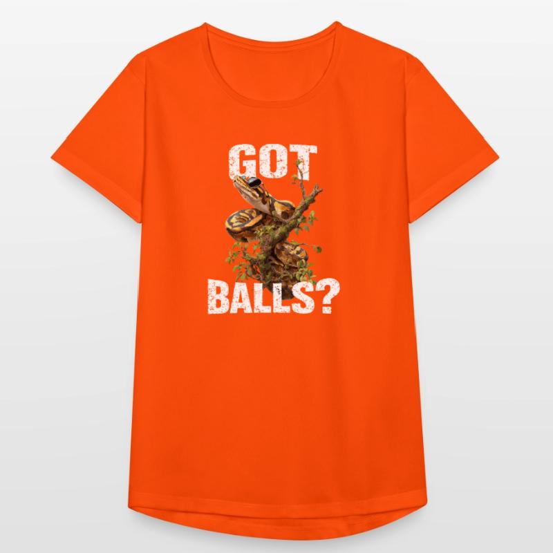 Python roi Serpents Amateurs de terrarium Python T-shirt respirant Femme