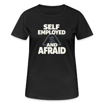 Indépendant indépendant Steuerhumor 1099 Life - T-shirt respirant Femme - noir - Devant - AI Model Female 172 light (172cm)