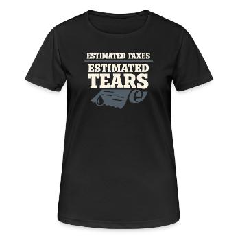 Indépendant indépendant Steuerhumor 1099 Life - T-shirt respirant Femme - noir - Devant - AI Model Female 172 light (172cm)