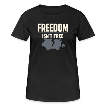 Indépendant indépendant Steuerhumor 1099 Life - T-shirt respirant Femme - noir - Devant - AI Model Female 172 light (172cm)