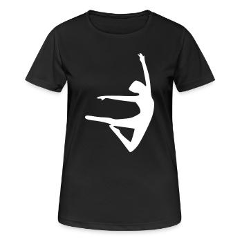 Dancing Dance - Women's Breathable T-Shirt - black - Front - AI Model Female 172 light (172cm)