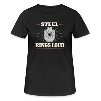 Cowboy action shooter. Cowboy action shooter - Women's Breathable T-Shirt - black - Front - AI Model Female 172 light (172cm)