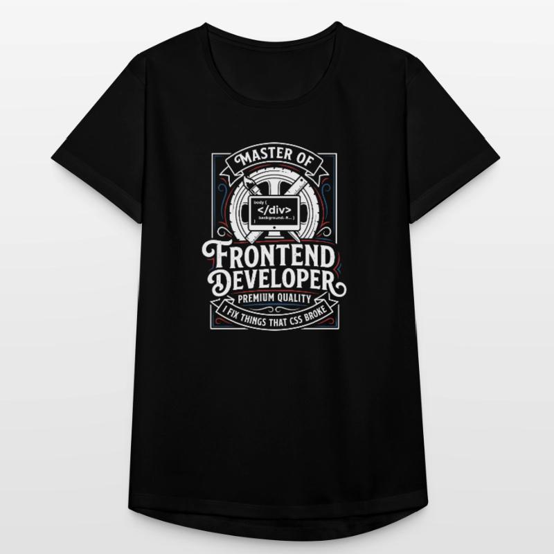 Frontend Master: CSS HTML Art Women's Breathable T-Shirt