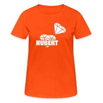 Gift for Hubert - Women's Breathable T-Shirt - neon orange - Front - AI Model Female 172 dark (172cm)