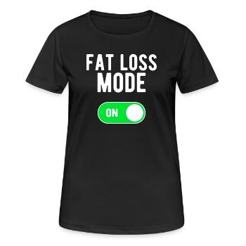 Mode de perte de graisse ON Nutrition Alimentation Perte de graisse - T-shirt respirant Femme - noir - Devant - AI Model Female 172 light (172cm)