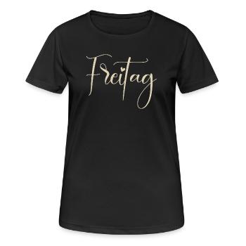 Friday - Women's Breathable T-Shirt - black - Front - AI Model Female 172 light (172cm)