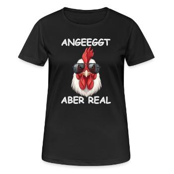 Porte-poulet dégoûtant - T-shirt respirant Femme - noir - Devant - AI Model Female 172 light (172cm)