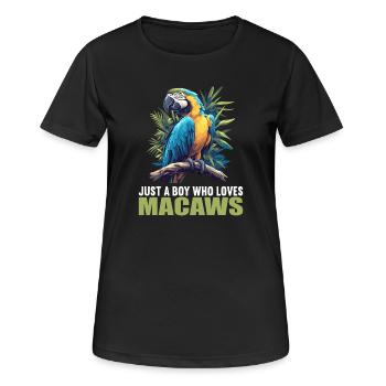 Aras Ara - Frauen T-Shirt atmungsaktiv - Schwarz - Vorne - AI Model Female 172 light (172cm)