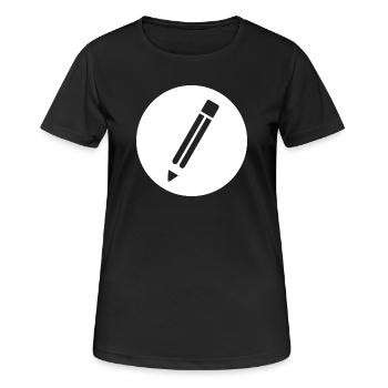 Pencil - Women's Breathable T-Shirt - black - Front - AI Model Female 172 light (172cm)