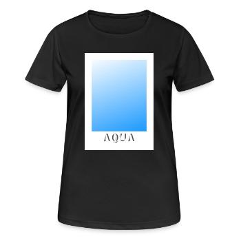 Aqua - T-shirt respirant Femme - noir - Devant - AI Model Female 172 light (172cm)
