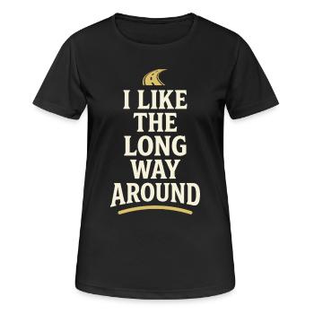 Truck Sim Truck Simulator Sim Trucker Long Haul - Women's Breathable T-Shirt - black - Front - AI Model Female 172 light (172cm)