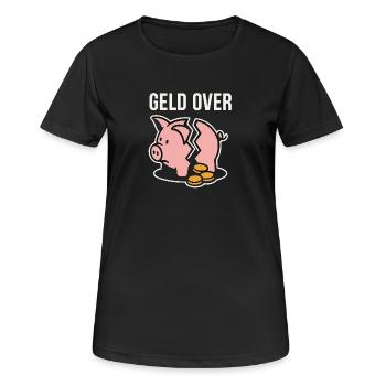 Geldverlust Piggy Bank - Frauen T-Shirt atmungsaktiv - Schwarz - Vorne - AI Model Female 172 light (172cm)