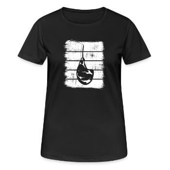 Beef ribs - Women's Breathable T-Shirt - black - Front - AI Model Female 172 light (172cm)