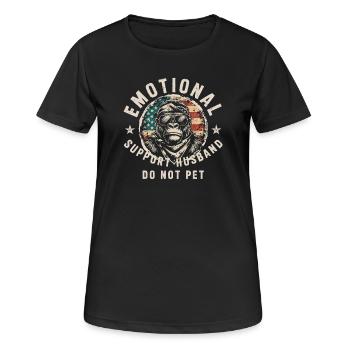 Vintage Gorilla Do Not Fet Tee - T-shirt respirant Femme - noir - Devant - AI Model Female 172 light (172cm)