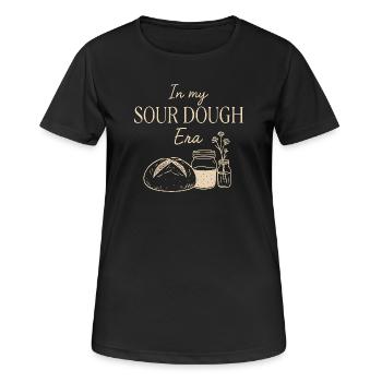 Baking Baker Sourdough In My Sourdough Era - Women's Breathable T-Shirt - black - Front - AI Model Female 172 light (172cm)