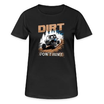 UTV Off Road 4 Wheeler Side by side - Frauen T-Shirt atmungsaktiv - Schwarz - Vorne - AI Model Female 172 light (172cm)