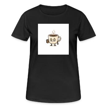 Je suis fatigué - T-shirt respirant Femme - noir - Devant - AI Model Female 172 light (172cm)