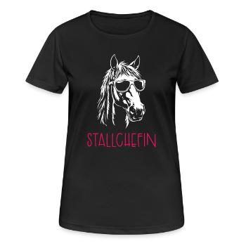 Stable manager - Women's Breathable T-Shirt - black - Front - AI Model Female 172 light (172cm)