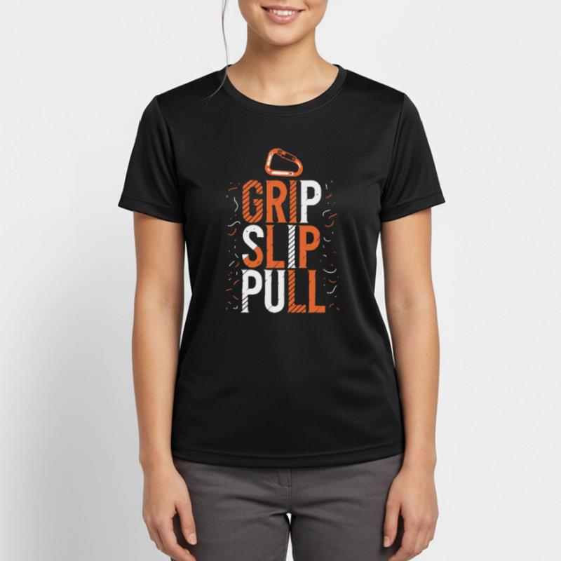 Grip Slip Pullover Klettern Frauen T-Shirt atmungsaktiv