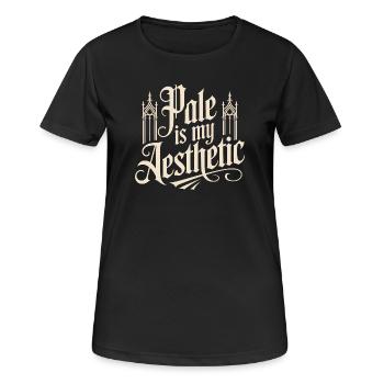 Die Stange ist meine Ästhetik - Frauen T-Shirt atmungsaktiv - Schwarz - Vorne - AI Model Female 172 light (172cm)