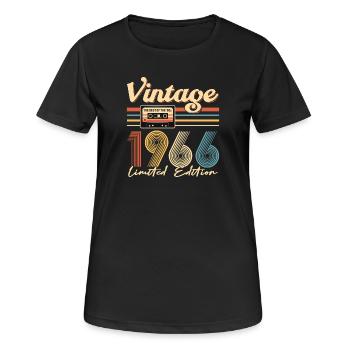 60th birthday - Women's Breathable T-Shirt - black - Front - AI Model Female 172 light (172cm)