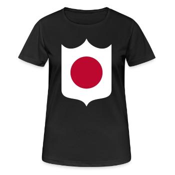 Japan - Frauen T-Shirt atmungsaktiv - Schwarz - Vorne - AI Model Female 172 light (172cm)