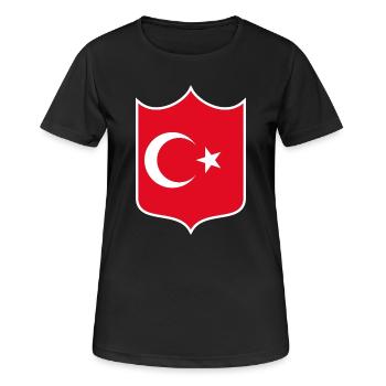 Turquie - T-shirt respirant Femme - noir - Devant - AI Model Female 172 light (172cm)