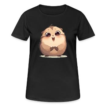 Marmottes Marmotte - T-shirt respirant Femme - noir - Devant - AI Model Female 172 light (172cm)