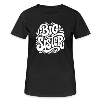 Big Sister Psychedelic Splash - Women's Breathable T-Shirt - black - Front - AI Model Female 172 light (172cm)