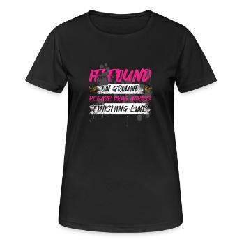 If found on ground Schlammlauf Mud Run Muddy Race - Women's Breathable T-Shirt - black - Front - AI Model Female 172 light (172cm)