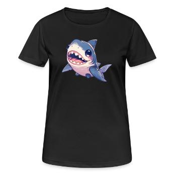 Sharks Shark - Women's Breathable T-Shirt - black - Front - AI Model Female 172 light (172cm)