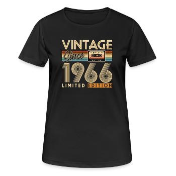 60th birthday - Women's Breathable T-Shirt - black - Front - AI Model Female 172 light (172cm)