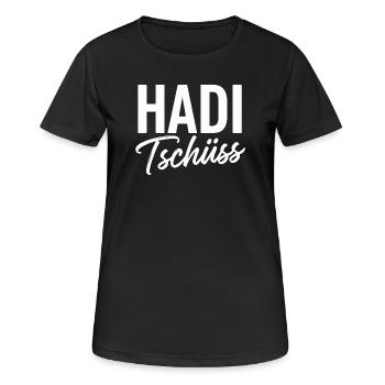 Hadi Bye - Women's Breathable T-Shirt - black - Front - AI Model Female 172 light (172cm)
