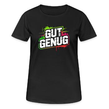 Good enough self-love, I'm good enough self-worth - Women's Breathable T-Shirt - black - Front - AI Model Female 172 light (172cm)