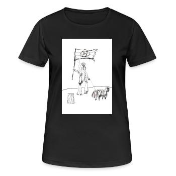 Die Schuld des Gefährten - Frauen T-Shirt atmungsaktiv - Schwarz - Vorne - AI Model Female 172 light (172cm)