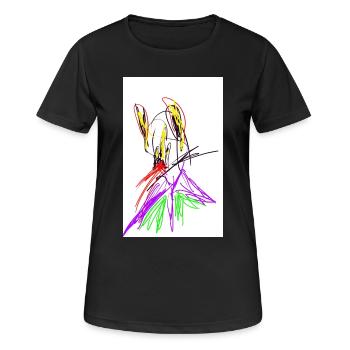Secret Gentleman - Women's Breathable T-Shirt - black - Front - AI Model Female 172 light (172cm)