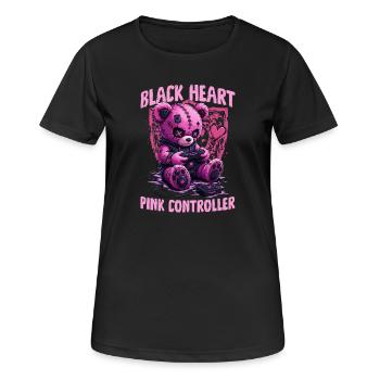 Pastel Goth Soft Goth Gaming Gamer - T-shirt respirant Femme - noir - Devant - AI Model Female 172 light (172cm)