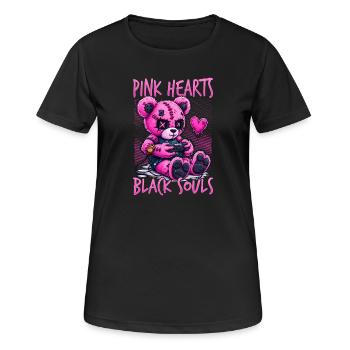 Pastel Goth Soft Goth Gaming Gamer - T-shirt respirant Femme - noir - Devant - AI Model Female 172 light (172cm)