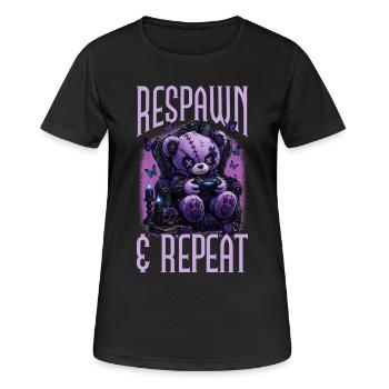 Pastel Goth Soft Goth Gaming Gamer - T-shirt respirant Femme - noir - Devant - AI Model Female 172 light (172cm)