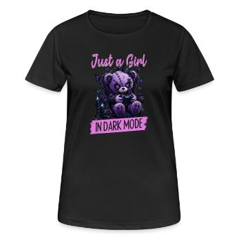 Pastel Goth Soft Goth Gaming Gamer - T-shirt respirant Femme - noir - Devant - AI Model Female 172 light (172cm)