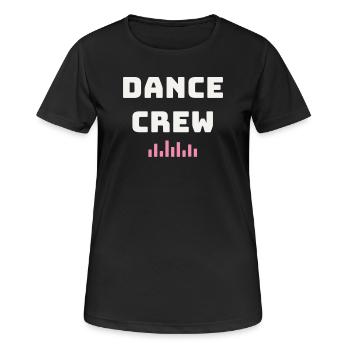 Dance Crew Dance Team Hip Hop Group Street Dance - T-shirt respirant Femme - noir - Devant - AI Model Female 172 light (172cm)