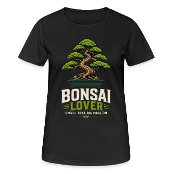 Bonsaï Plante Bonsaï Bonsaï Amoureuse Bonsaï - T-shirt respirant Femme - noir - Devant - AI Model Female 172 light (172cm)
