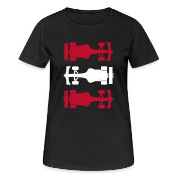 Formule Austria Formel Racing Österreich - T-shirt respirant Femme - noir - Devant - AI Model Female 172 light (172cm)