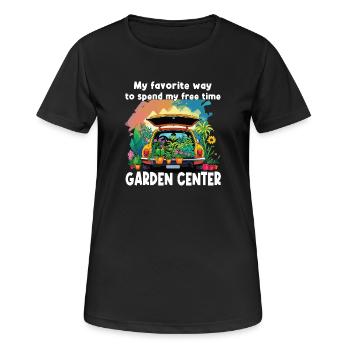 Funny gardening fun mothers - Women's Breathable T-Shirt - black - Front - AI Model Female 172 light (172cm)
