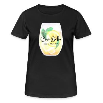 Ciao Bella Citrus Glow - Women's Breathable T-Shirt - black - Front - AI Model Female 172 light (172cm)