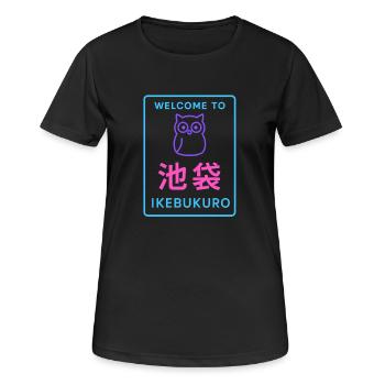 Welcome to Ikebukuro - T-shirt respirant Femme - noir - Devant - AI Model Female 172 light (172cm)